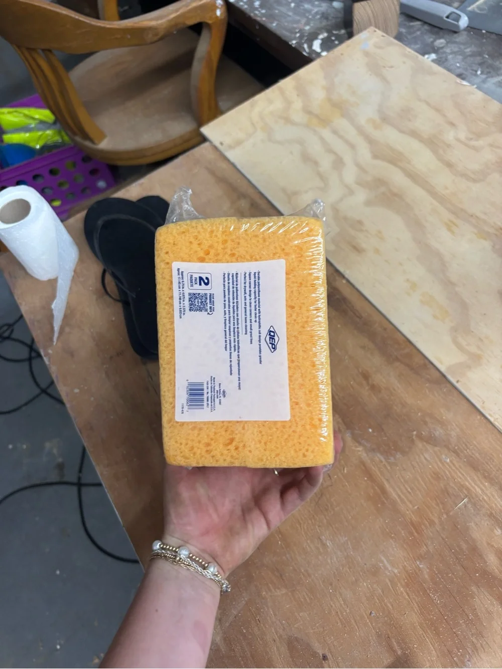 Floor Accessories Yellow Finish Sponge - Pack of 3